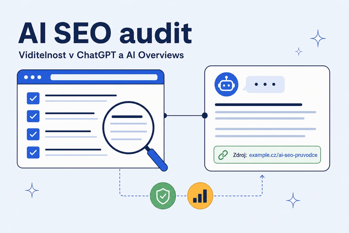 AI SEO audit webu: co kontrolovat pro viditelnost v AI