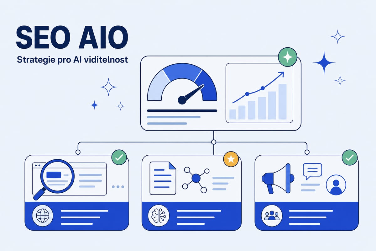 AIO jako strategie: maturity model, 90-day plán a org chart pro AI viditelnost