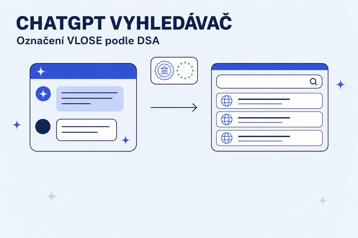 ChatGPT je podle EU vyhledávač: co znamená VLOSE pro weby