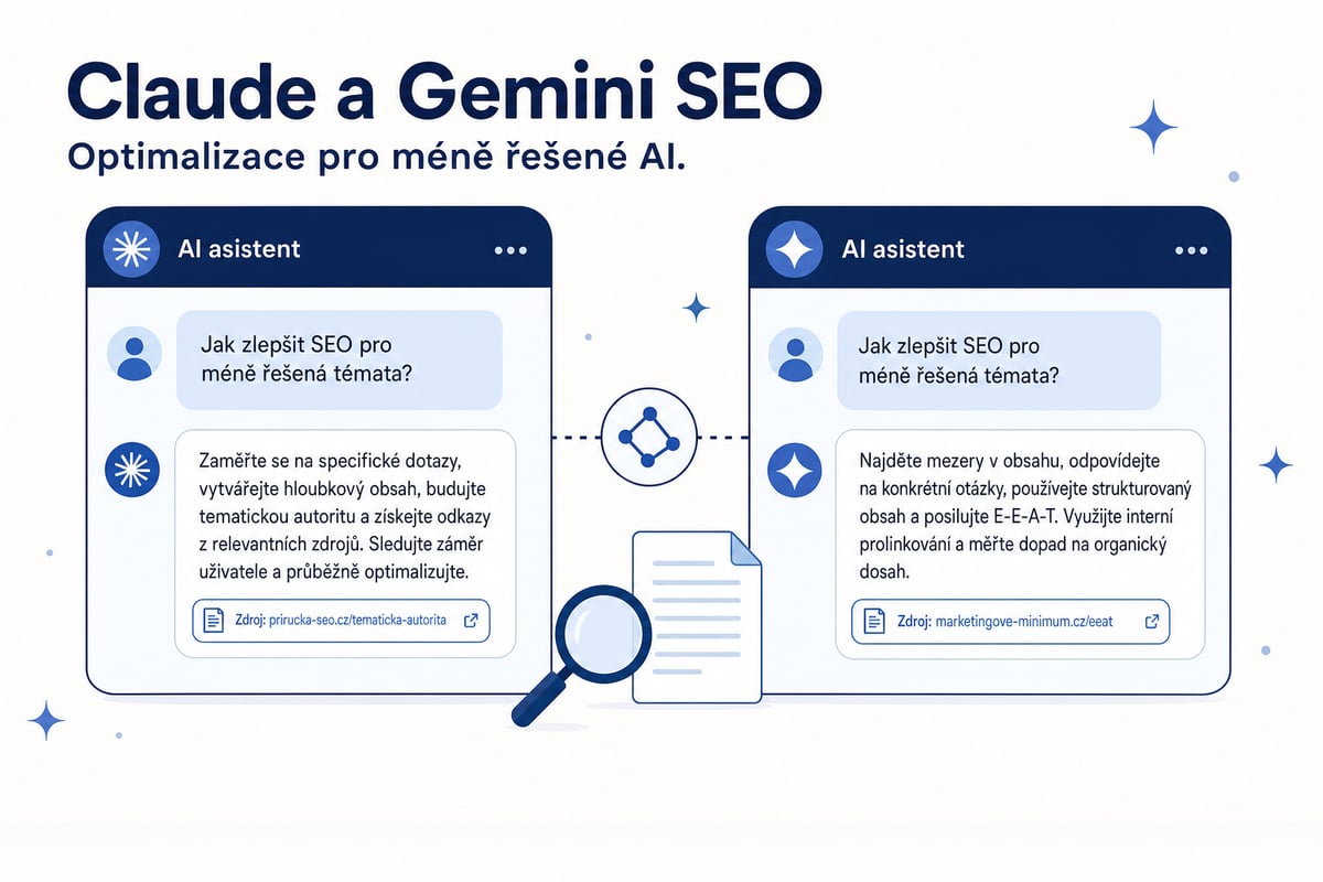 Claude a Gemini SEO: jak optimalizovat obsah pro AI 2026