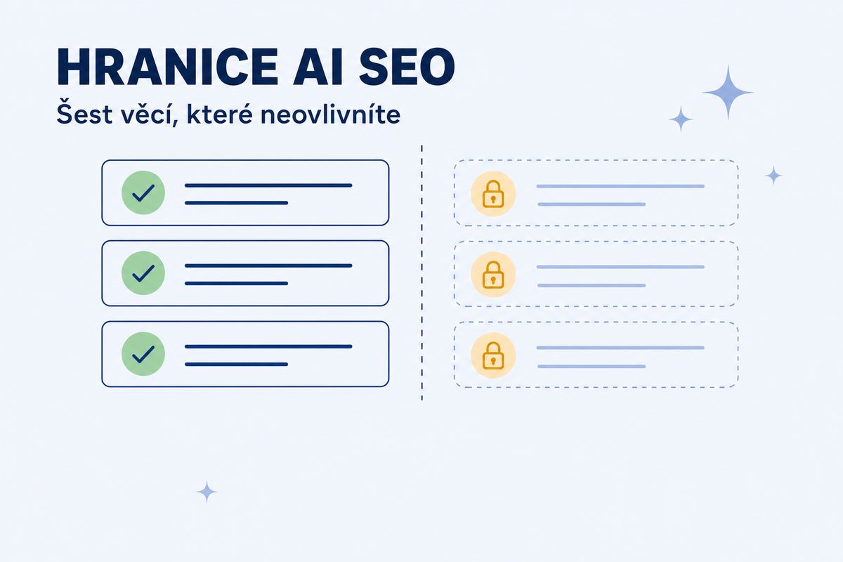 Co AI SEO nezvládne: šest hranic optimalizace