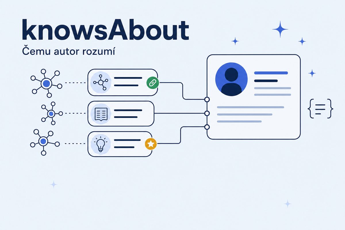 knowsAbout: jak zapsat, čemu autor rozumí, a co od toho čekat