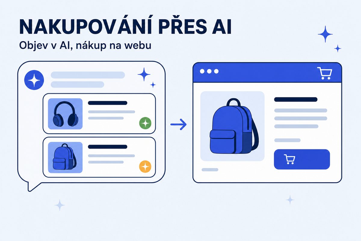 Nakupování přes AI: proč se pokladna vrátila na weby