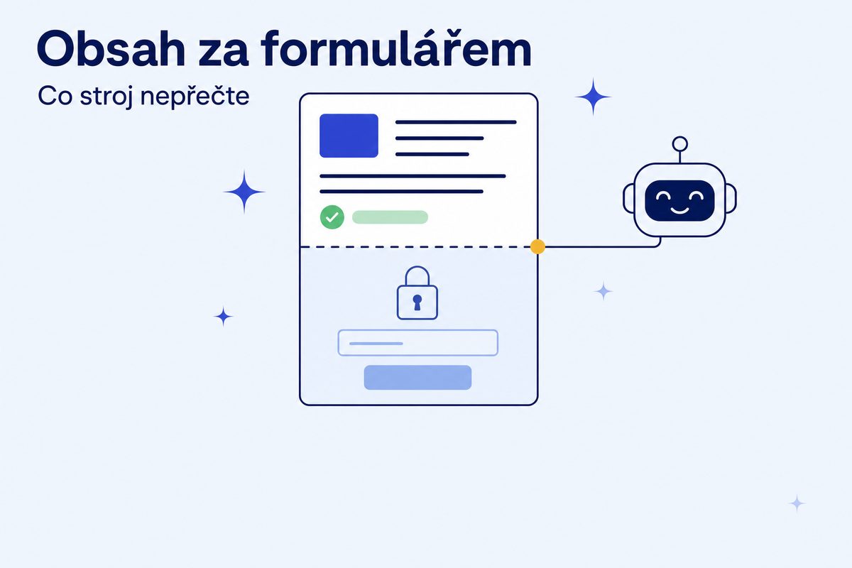Obsah za formulářem: co AI nepřečte a co zveřejnit