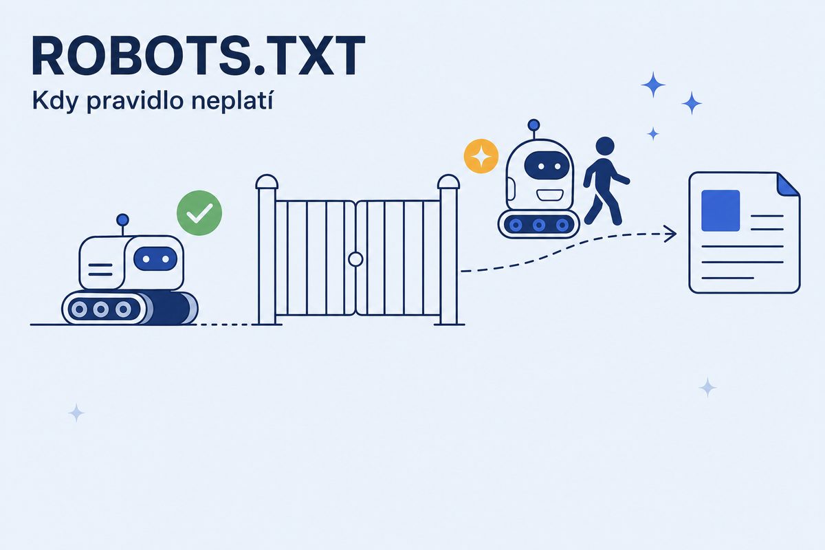 Kdy robots.txt nestačí: roboti vyvolaní uživatelem