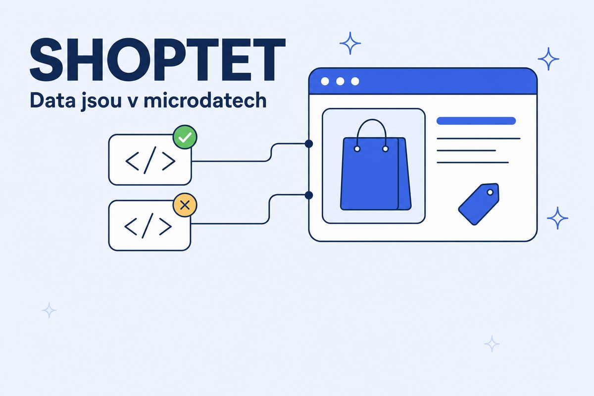 Shoptet dává produktová data v microdatech, ne v JSON-LD