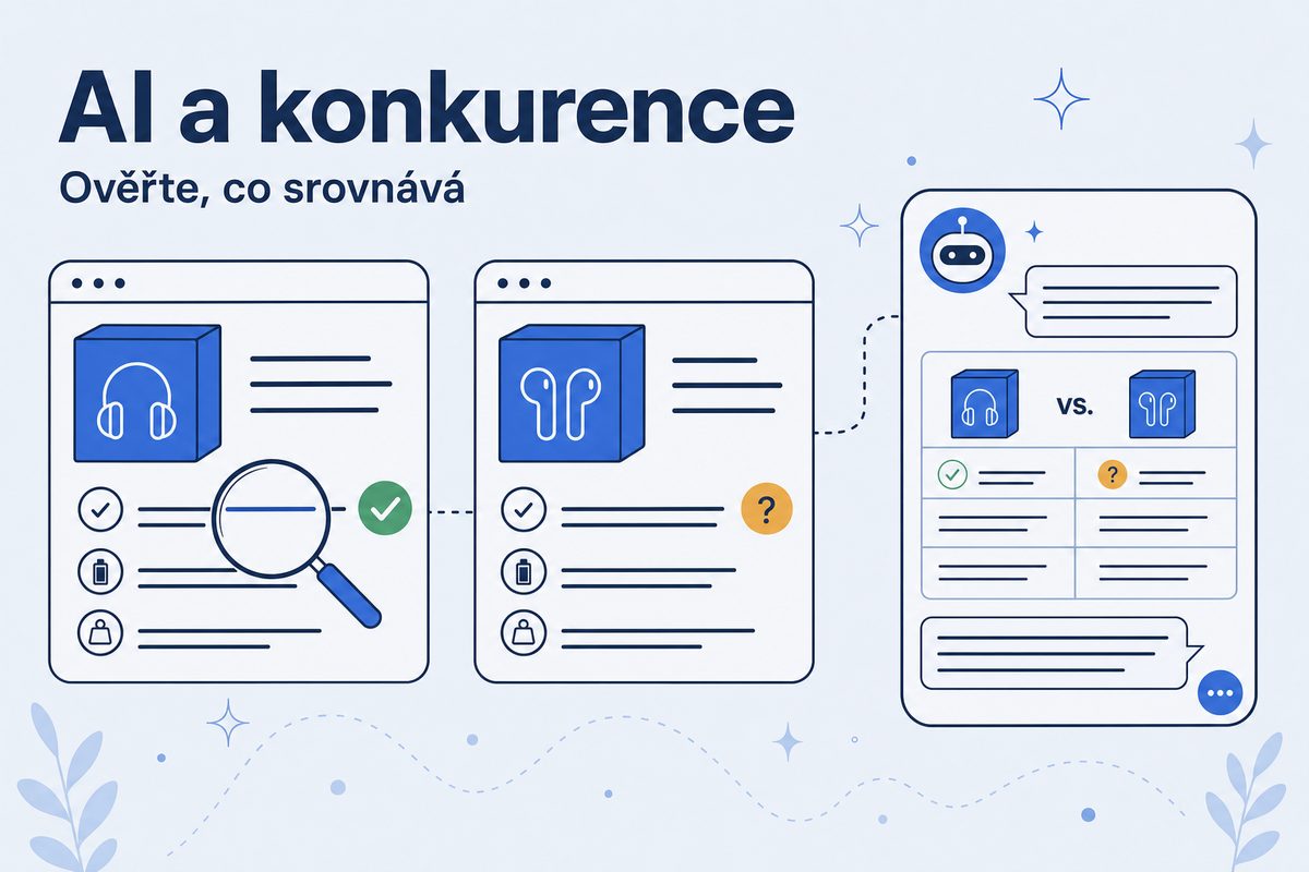Srovnání s konkurencí v AI: co ověřit a změnit na webu