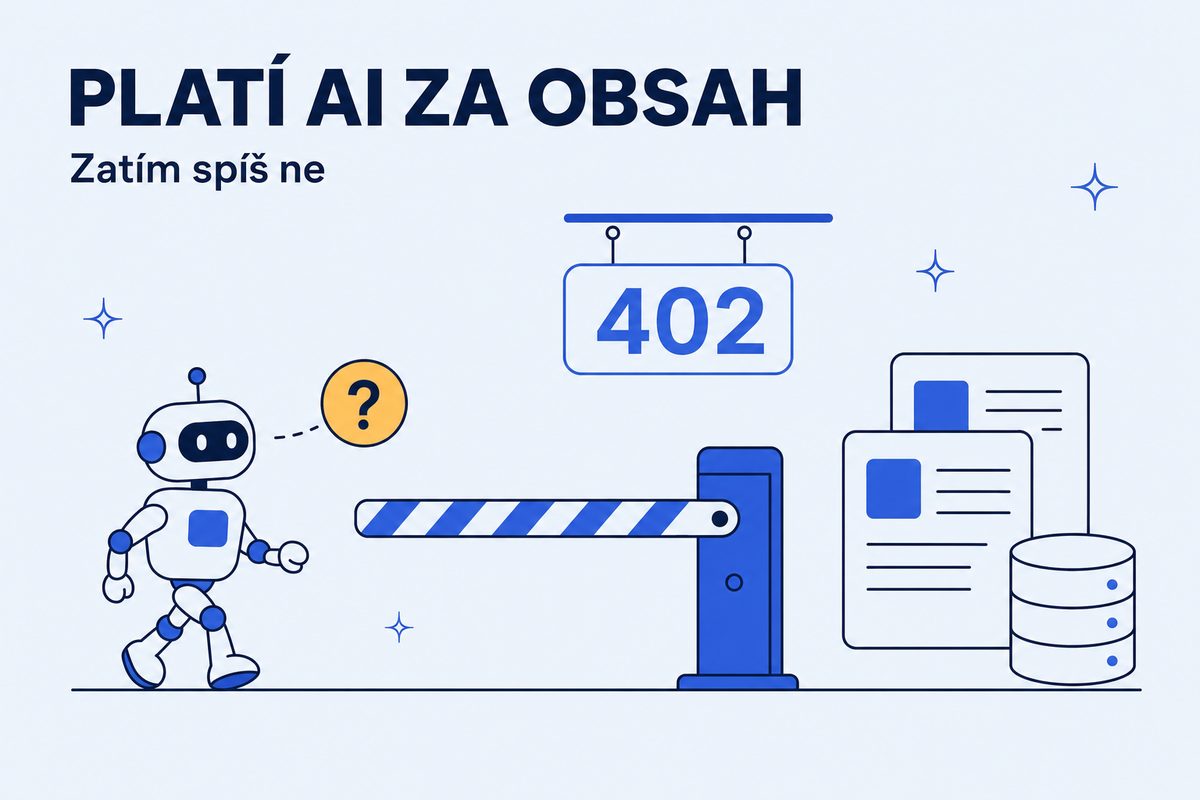 Může web vydělávat na AI robotech? Zatím spíš ne